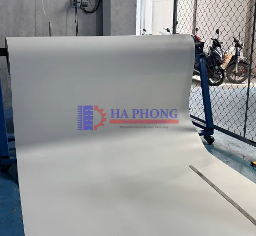 Băng tải PU trắng dày 1.5mm