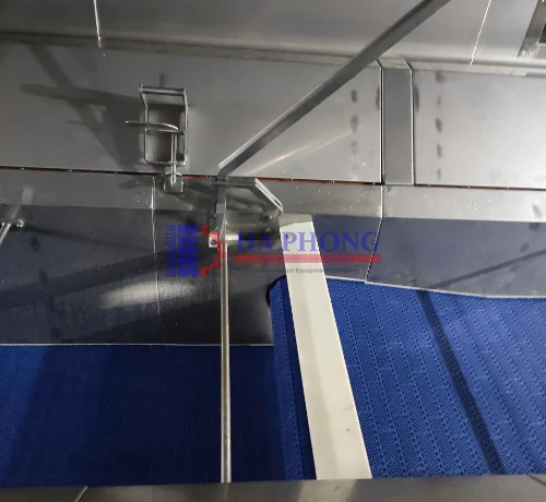 Băng tải tầng sôi cho ngành chế biến thủy hải sản, rau củ quả