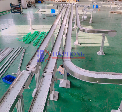 Chi tiết cấu tạo băng tải xích xương cá
