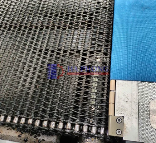 Băng tải lưới inox cho hầm co nhiệt