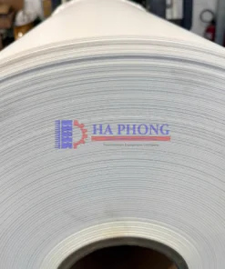 Băng tải PVC trắng trơn 2 lớp bố