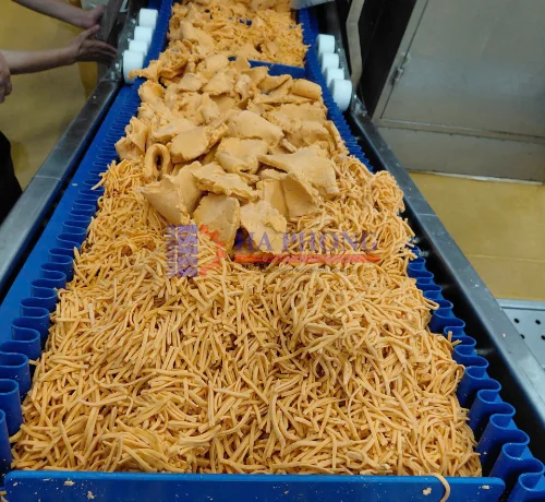 Hệ thống băng tải bột tại nhà máy sản xuất bánh ở Bình Dương