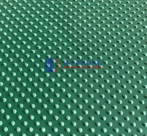 Băng tải PVC hạt nút tròn