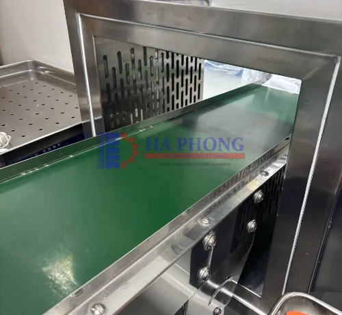 Băng tải PVC màu xanh 2 lớp bố, dày 3mm
