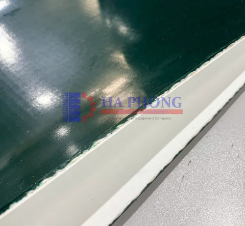 Băng tải TPU cuốn tôn, tải tấm thép