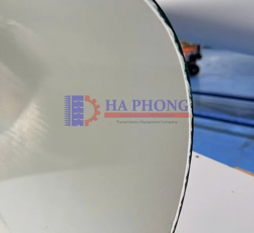 Băng tải TPU cuốn tôn, tải tấm thép